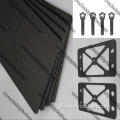 feuille de fibre de carbone de coupe CNC personnalisée